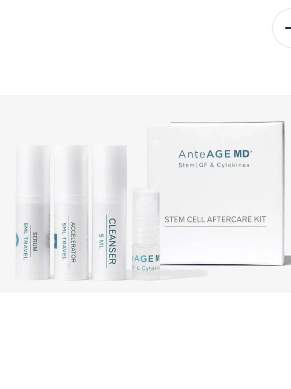 ANTEAGE MD stem cell Aftercare/ Travel Size trial kit